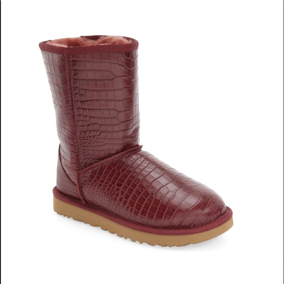 UGG Shoes - NWT Classic Short Croc Embossed UGGpure(TM)